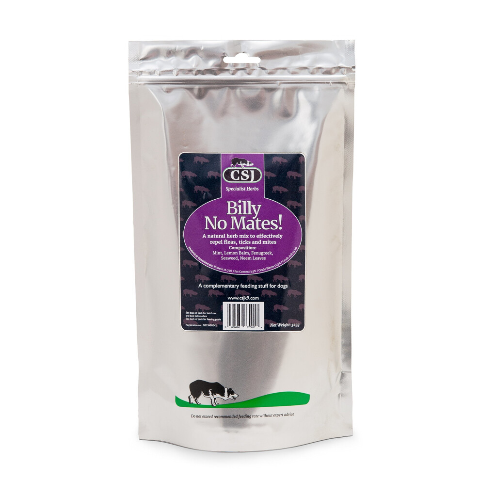 Serendipity Herbals Billy No Mates Herbal Mix For Cats And Dogs 325G Or Skin And Coat Condition