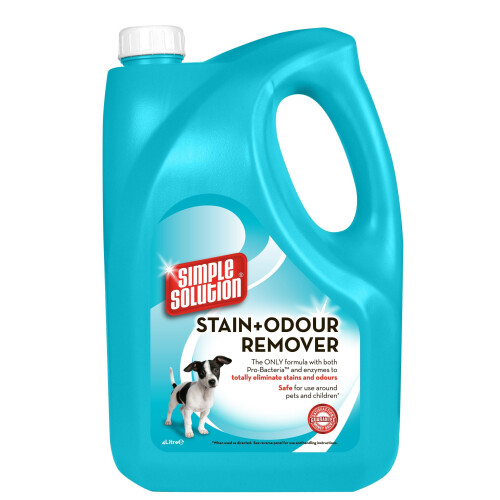 Simple Solution Stain and Odour Remover for Dogs, 4 Litre