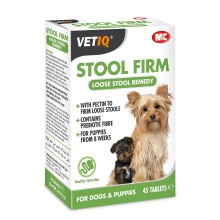 VetIQ Stool Firm 45 tabs  Loose Stool Remedy With Prebiotic Fibre