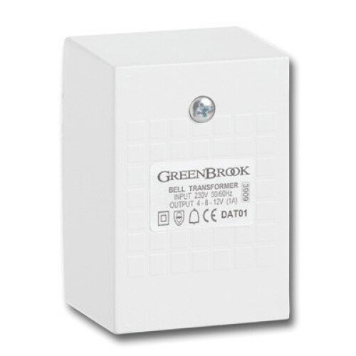 Greenbrook DAT01A Bell / Chime Transformer 4/8/12V
