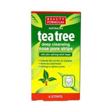 Beauty Formulas Australian tea tree deep cleansing nose pore strips - 6 strips