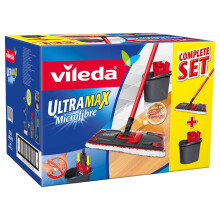 VILEDA - Kit complet - Balai plat - Ultramax 2 en 1