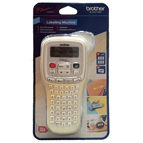 Brother P-Touch H101C Handheld Labelling Print Machine System + Tape + Batteries