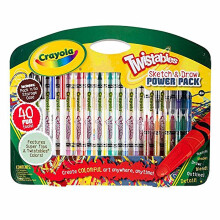 Crayola Twistables Sketch and Draw Power Pack (40 piece set)
