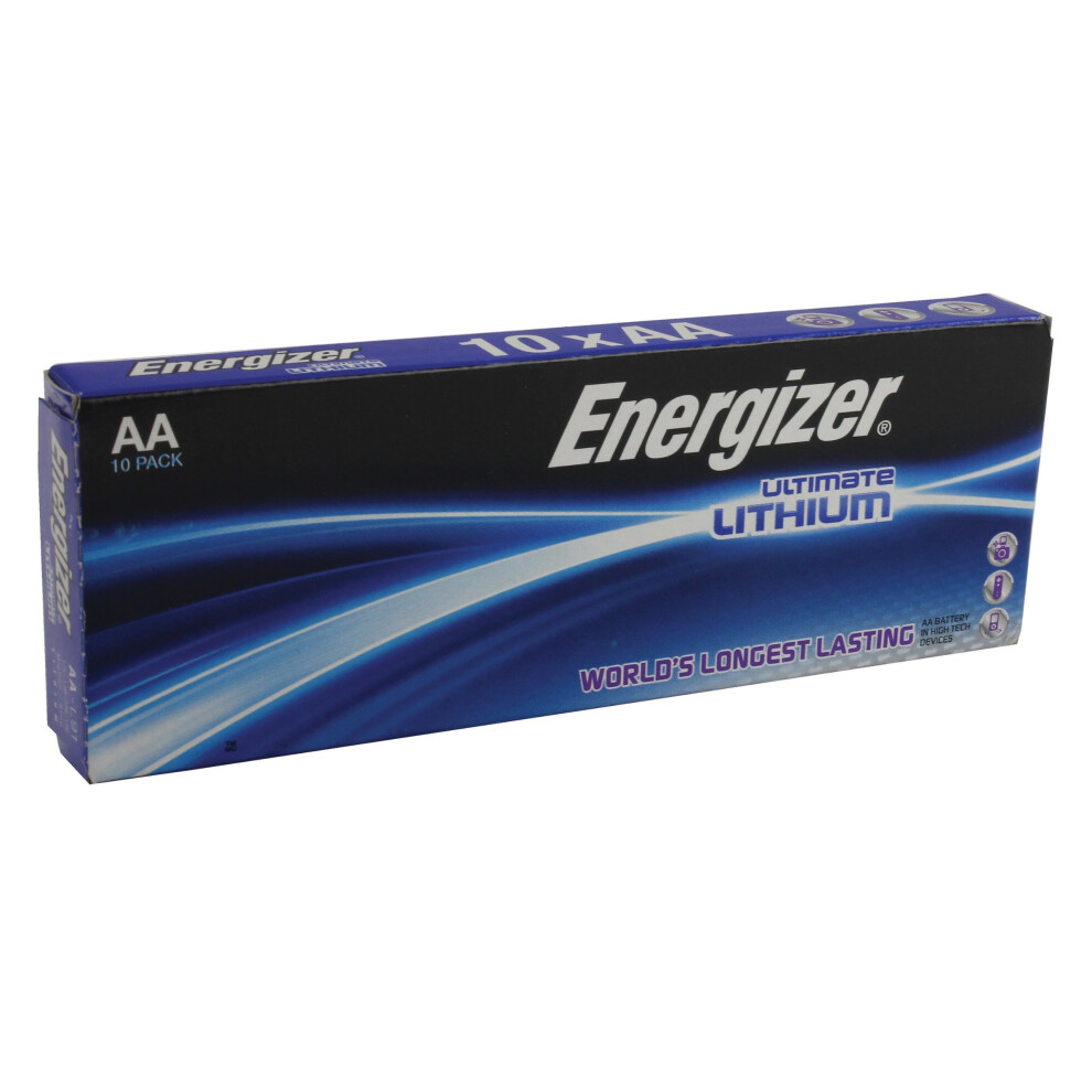 Energizer AA Ultimate Lithium Battery (Pack of 10)