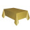 Gold Plastic Tablecloth, 9ft x 4.5ft 5