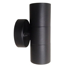 Modern Black Double Up Down Outdoor Stainless Steel Wall Light, Use GU10  IP65