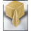 Gold Plastic Tablecloth, 9ft x 4.5ft 3