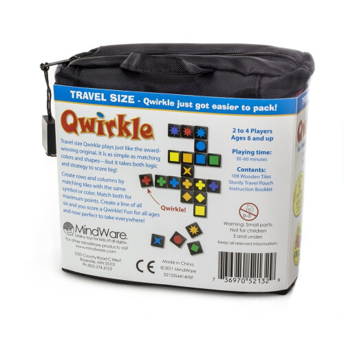 Mindware Travel Qwirkle Board Game 2