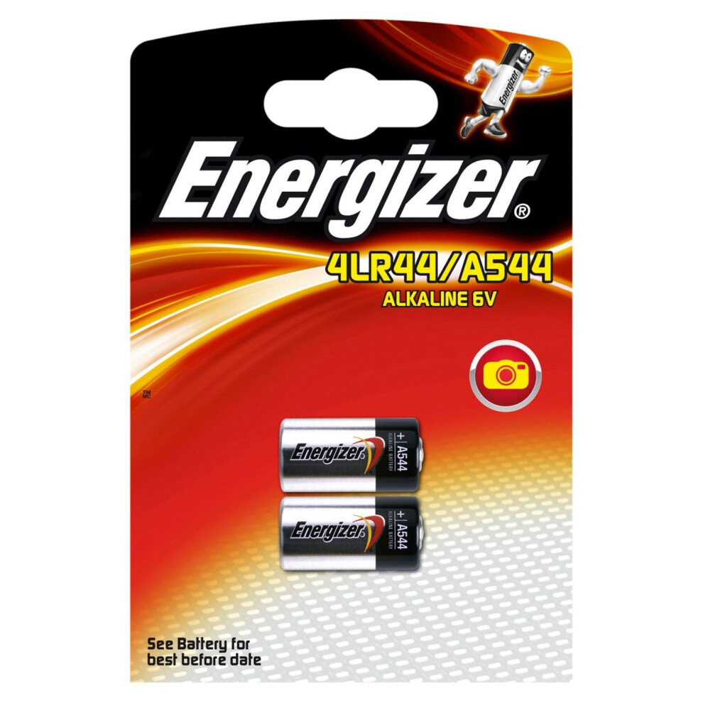 Energizer alkaline battery 4LR44/A544 6V 2-blister