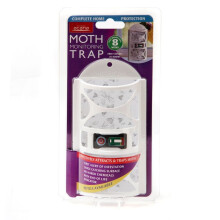 Acana 3125-1 Moth Monitoring Trap - White | Chemical-Free, Refillable 8-Week Pad, First Alert Infestation, Large Catching Surface