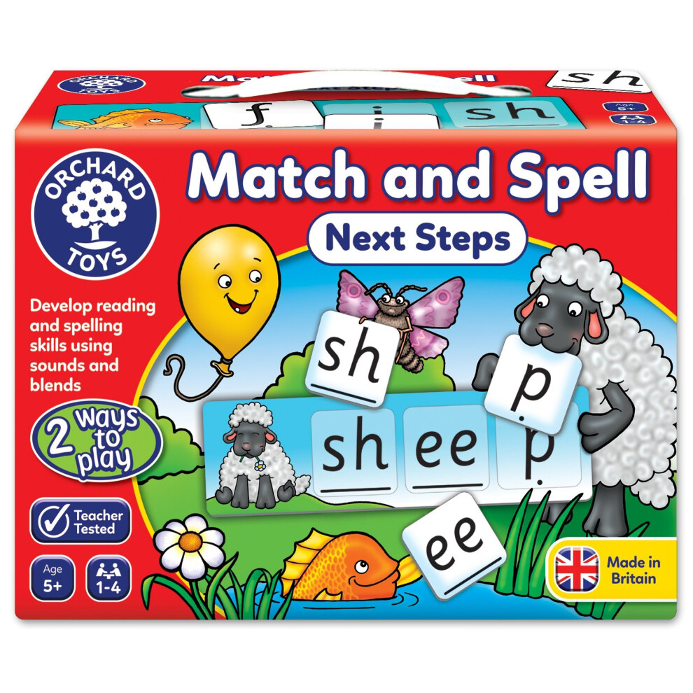 Orchard Toys Match and Spell Next Steps Board Game