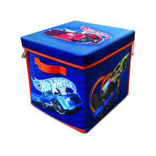 Hot Wheels ZipBin 300 Car Storage Cube and Playmat