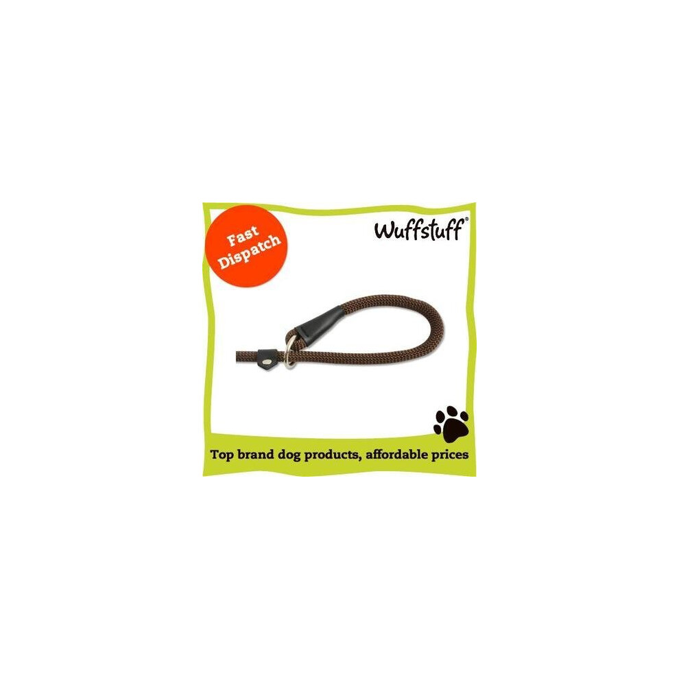 Ancol Deluxe Nylon Rope Slip Lead, Brown