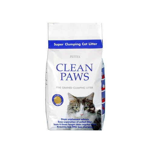PETTEX Pettex Clean Paws Super Clumping Ultra Cat Litter 15 kg