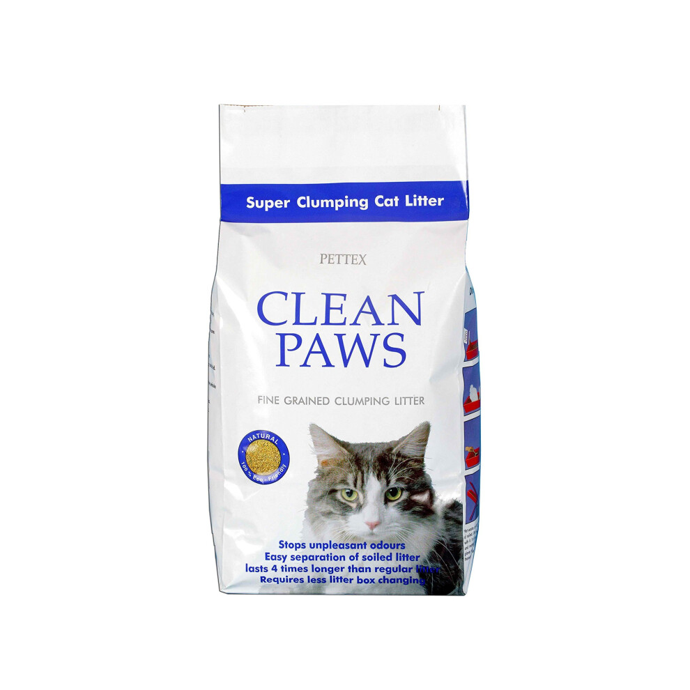 Pettex Clean Paws Super Clumping Ultra Cat Litter 15 kg