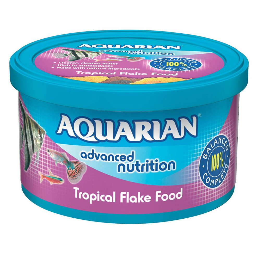 Aquarian Tropical Flake Fish Food - 25 g