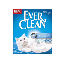 Ever Clean Extra Strong Clumping Cat Litter 10 Litre Unscented with Activated Carbon Odour Control EEVC012