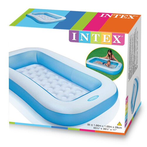 Intex Rectangular Baby Pool with Soft Inflatable Floor 2