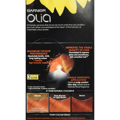 Garnier Garnier Olia 7.40 Intense Copper Permanent Hair Dye 1
