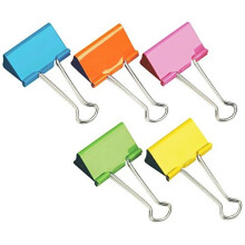 Rapesco Foldback Clips - 32mm, Assorted Colours (Pack of 10)