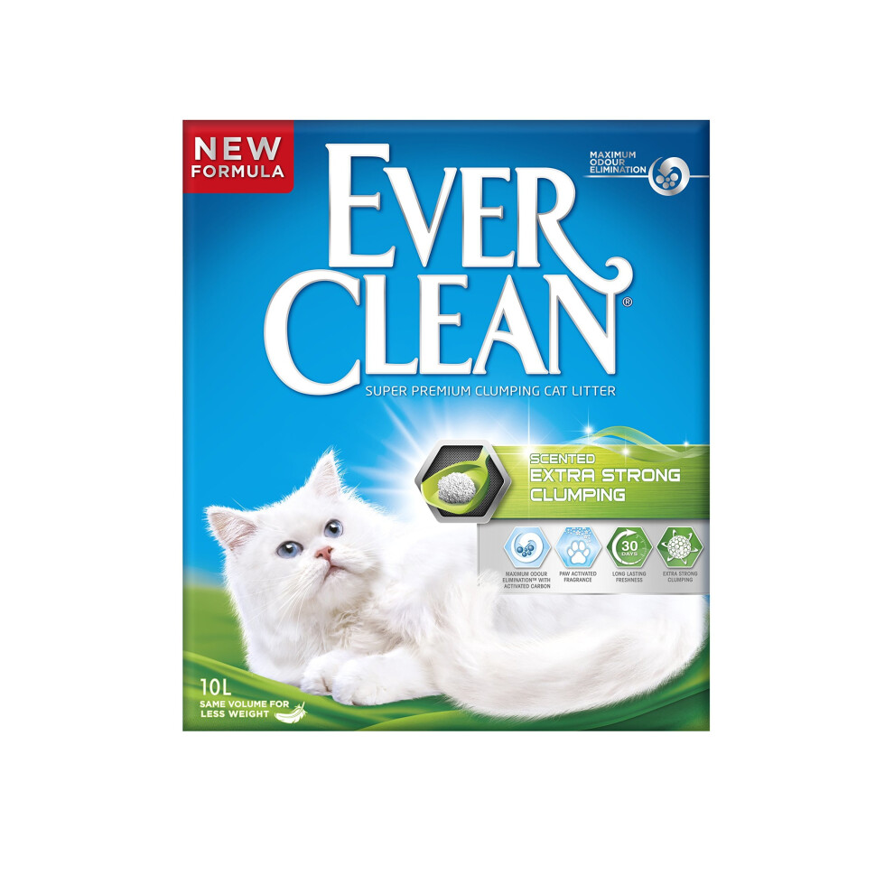 Ever Clean Extra Strong Clumping Cat Litter 10 Litre, Scented