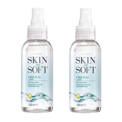2 x Avon Skin So Soft Original Dry Oil Spray - 150ml | Dry Body Oil