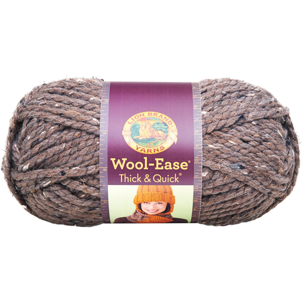 Lion Brand Wool-Ease Thick & Quick Yarn-Barley