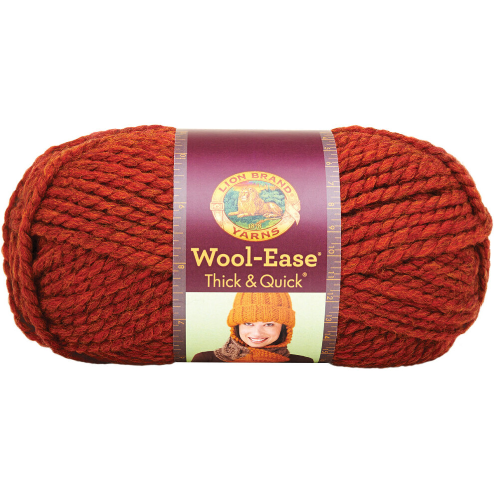 Lion Brand Wool-Ease Thick & Quick Yarn-Spice