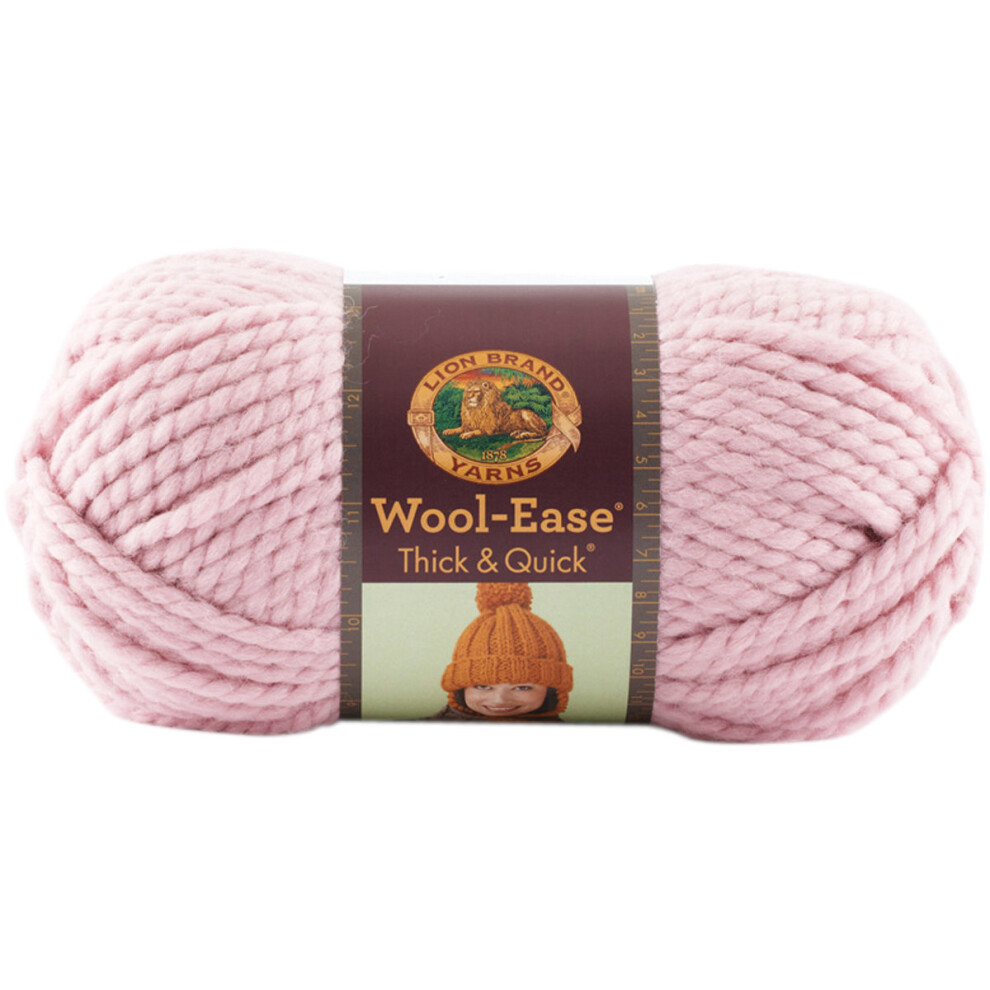 Lion Brand Wool-Ease Thick & Quick Yarn-Blossom