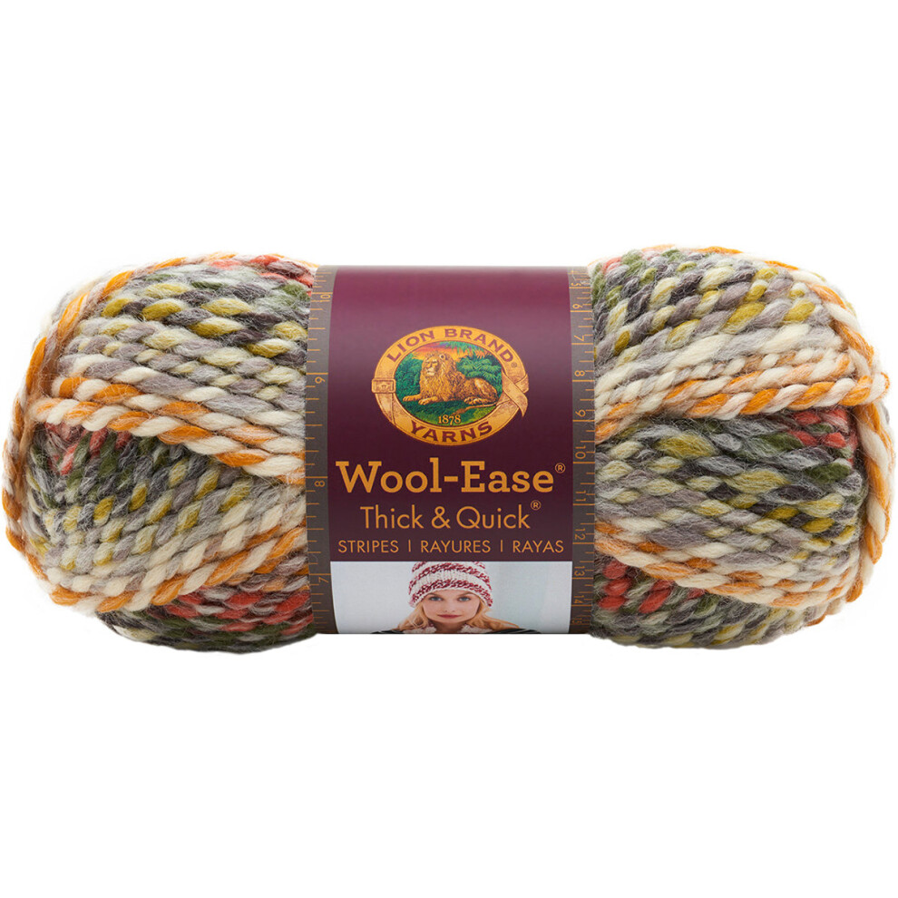 Lion Brand Wool-Ease Thick & Quick Yarn-Coney Island