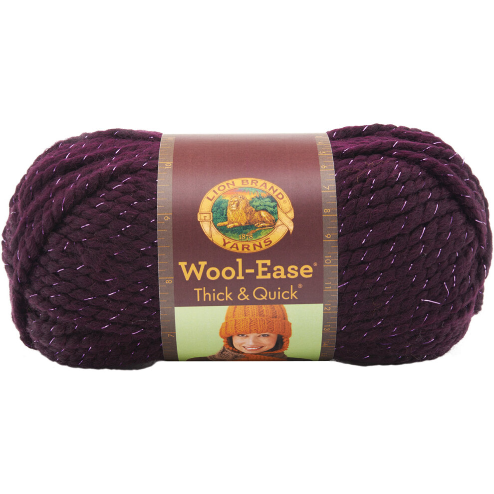 Lion Brand Wool-Ease Thick & Quick Yarn-Galaxy - Metallic