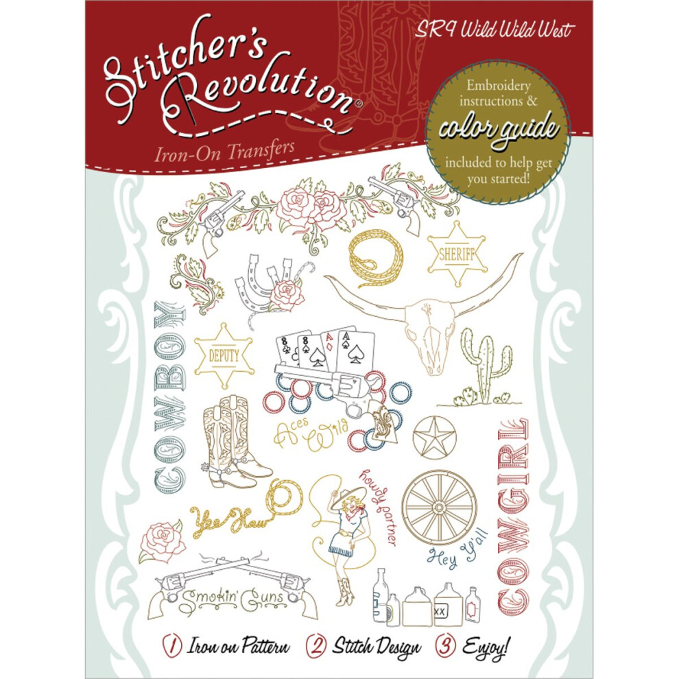 Stitcher's Revolution Bügelbilder – Wild Wild West