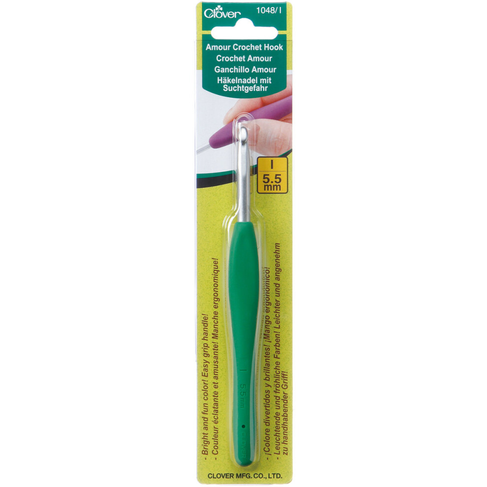 Clover Amour Crochet Hook-Size I9/5.5mm