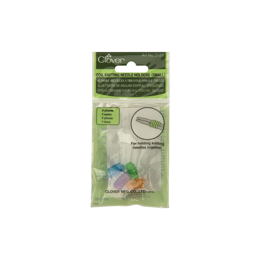 Small Coil Knitting Needle Holders-5/Pkg