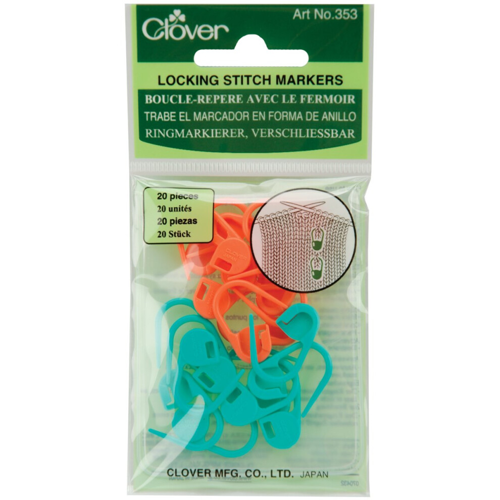 Locking Stitch Markers-20/Pkg