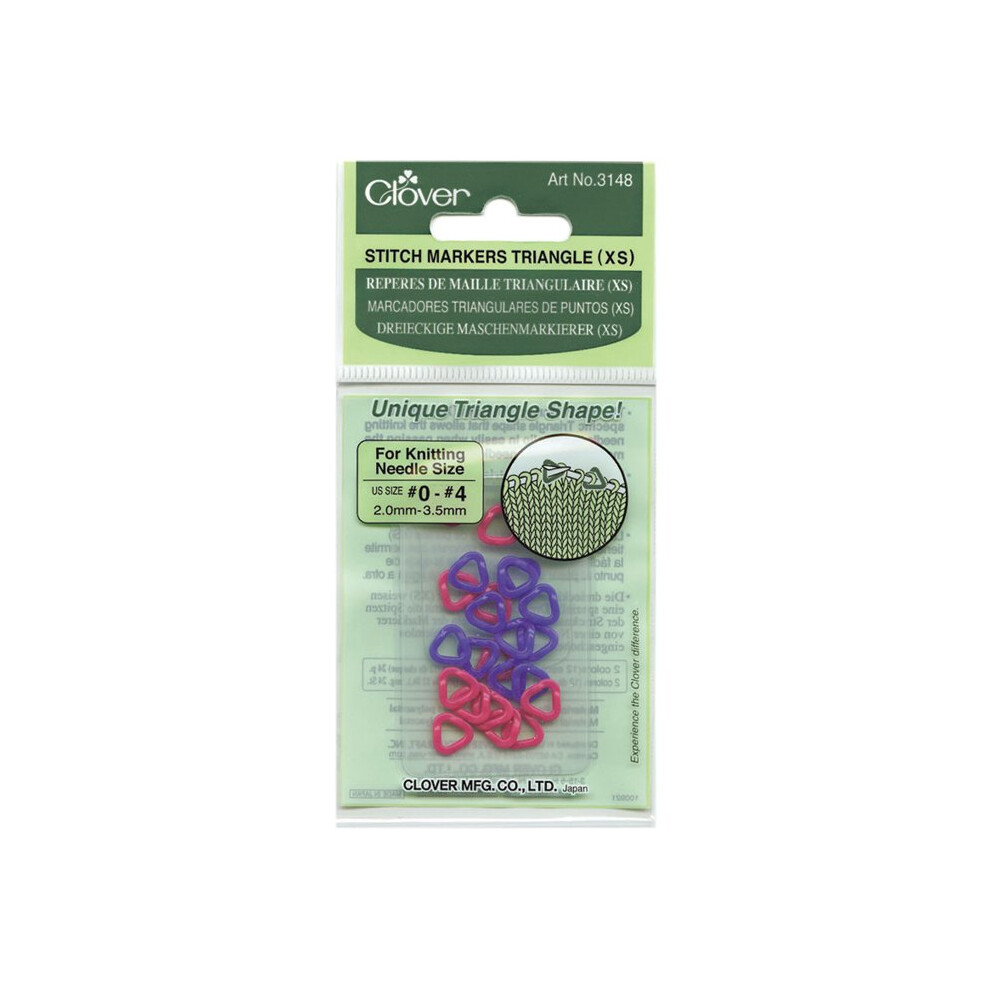 Triangle Stitch Markers-Sizes 0 To 4 24/Pkg