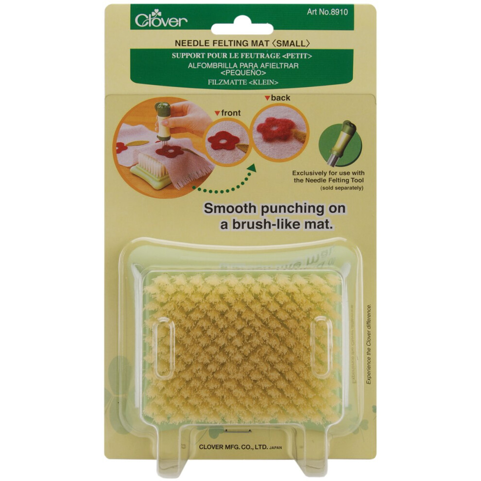 Clover Felting Needle Mat - Small-4.5"X3.75"X1.75