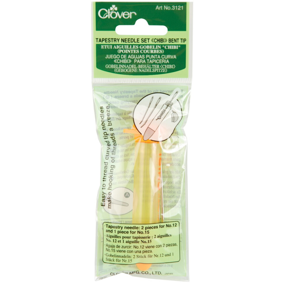 Clover Chibi Tapestry Needle Set-Size 12/15 3/Pkg