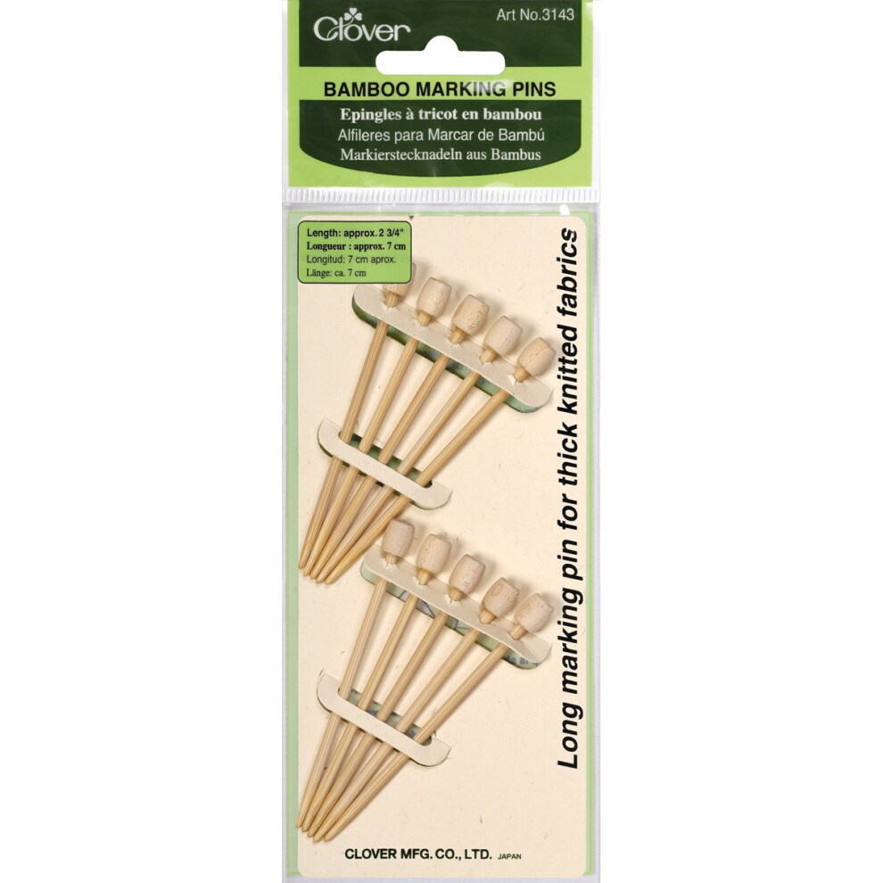 Bamboo Marking Pins-2.75" 10/Pkg