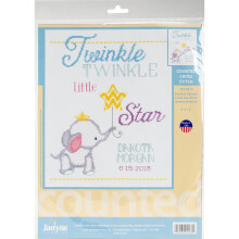 Janlynn Cross Stitch Kit 9 ""x 12"""" 14 tellen