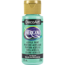 Americana Acrylic Paint 2oz-Sea Breeze - Opaque
