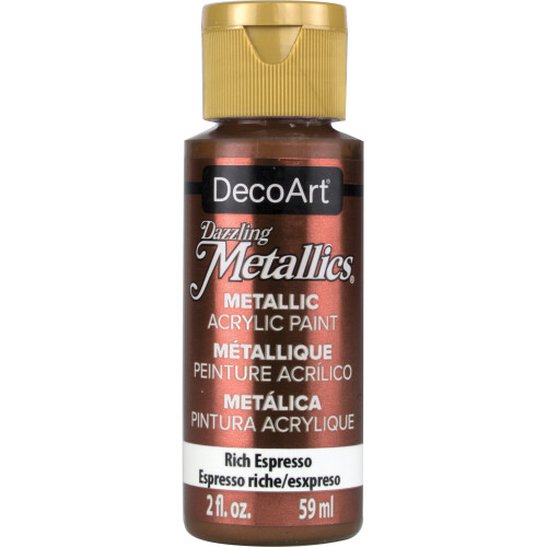 Dazzling Metallics Acrylic Paint 2oz-Rich Espresso