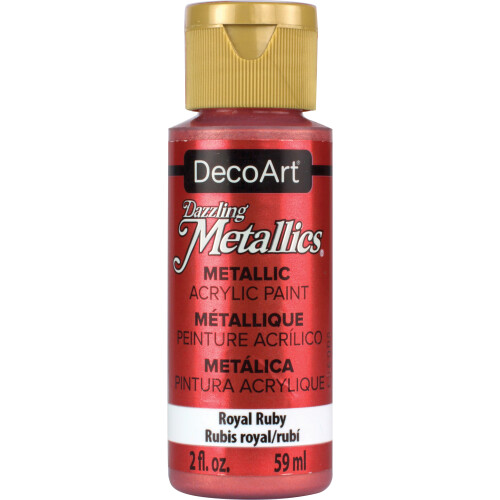 Dazzling Metallics Acrylic Paint 2oz-Royal Ruby
