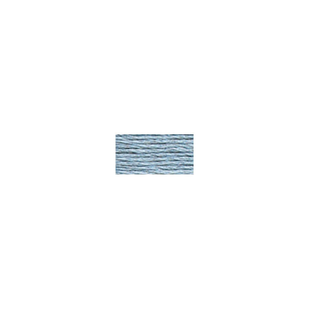 Dmc Pearl Cotton Ball Size 8 87Yd-Light Antique Blue Blue,White