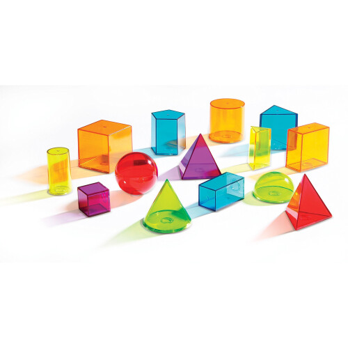 Learning Resources Learning Resources View-Thru Πολύχρωμα γεωμετρικά σχήματα 1