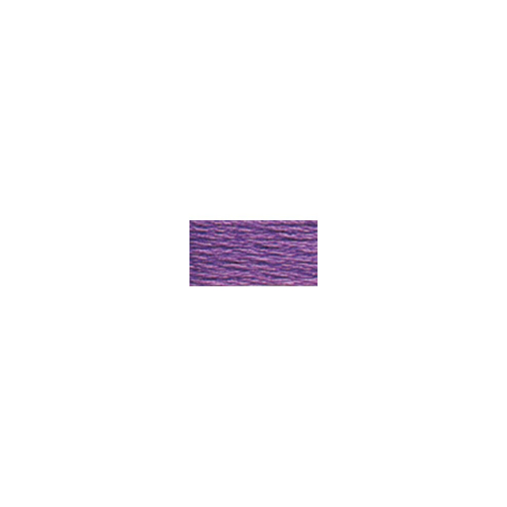 Dmc Pearl Cotton Ball Size 8 87Yd-Very Dark Lavender White,Purple