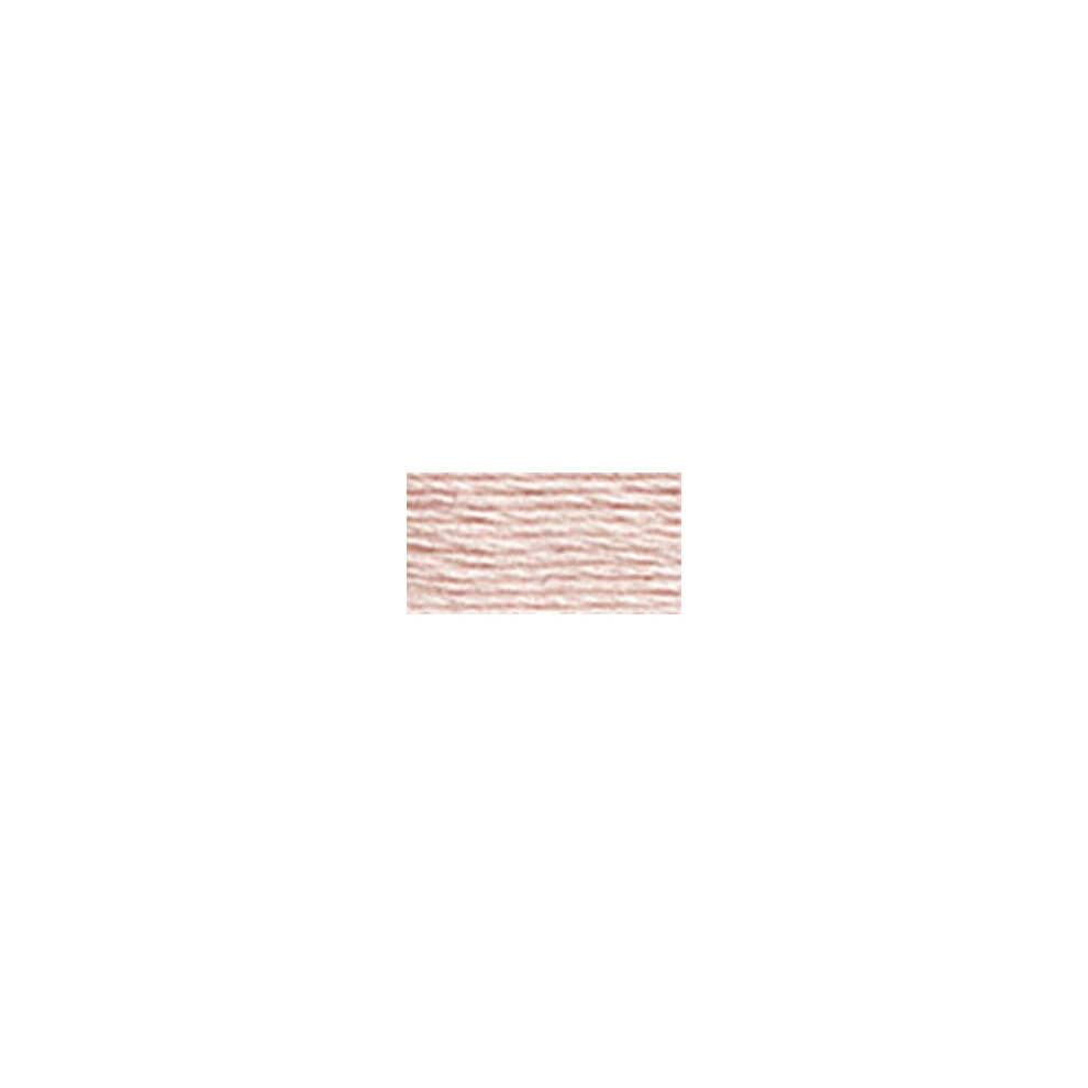 Dmc Pearl Cotton Ball Size 8 87Yd-Ultra Very Light Shell Pink Pink,White