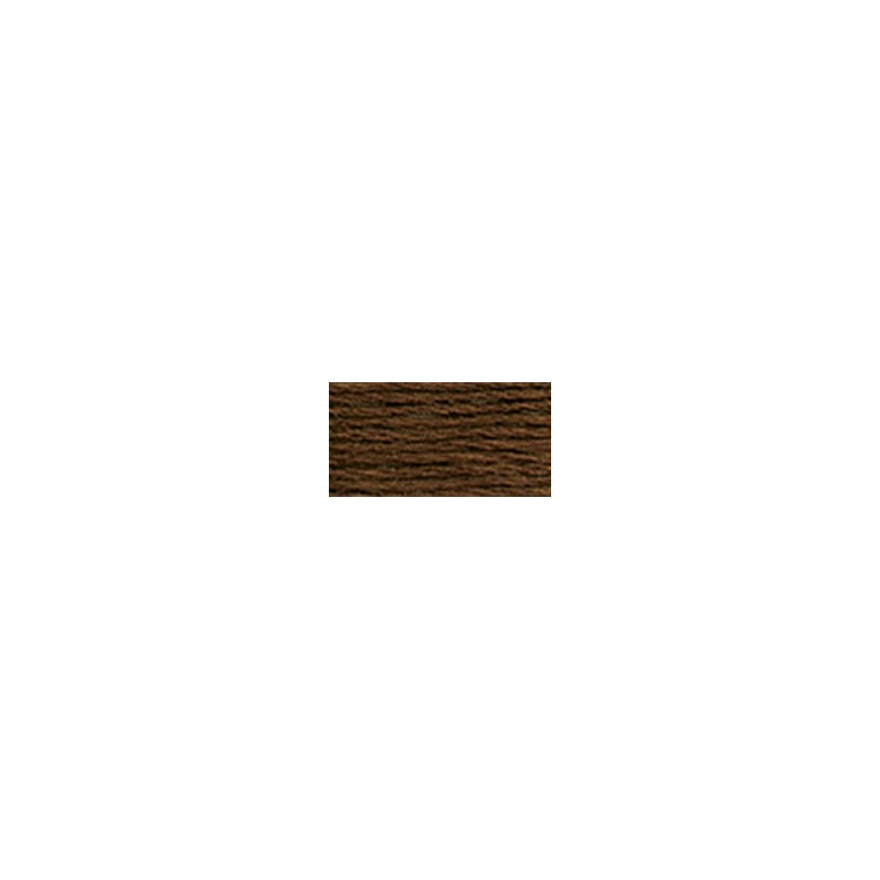 Dmc Pearl Cotton Ball Size 8 87Yd-Very Dark Coffee Brown White,Brown