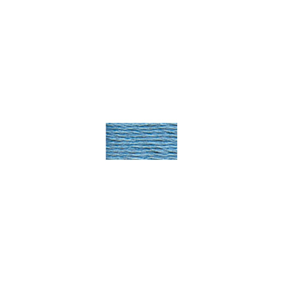 Dmc Pearl Cotton Ball Size 8 87Yd-Medium Baby Blue Blue,White